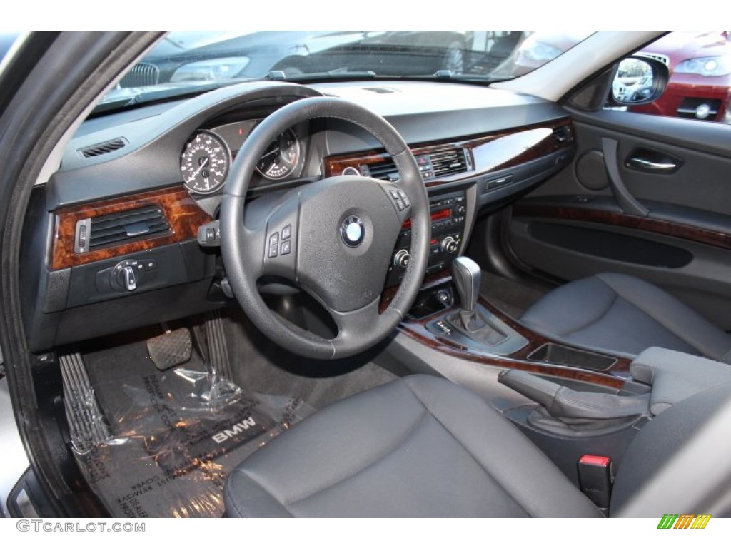 2009 3 Series 328xi Sedan - Space Grey Metallic / Black photo #10