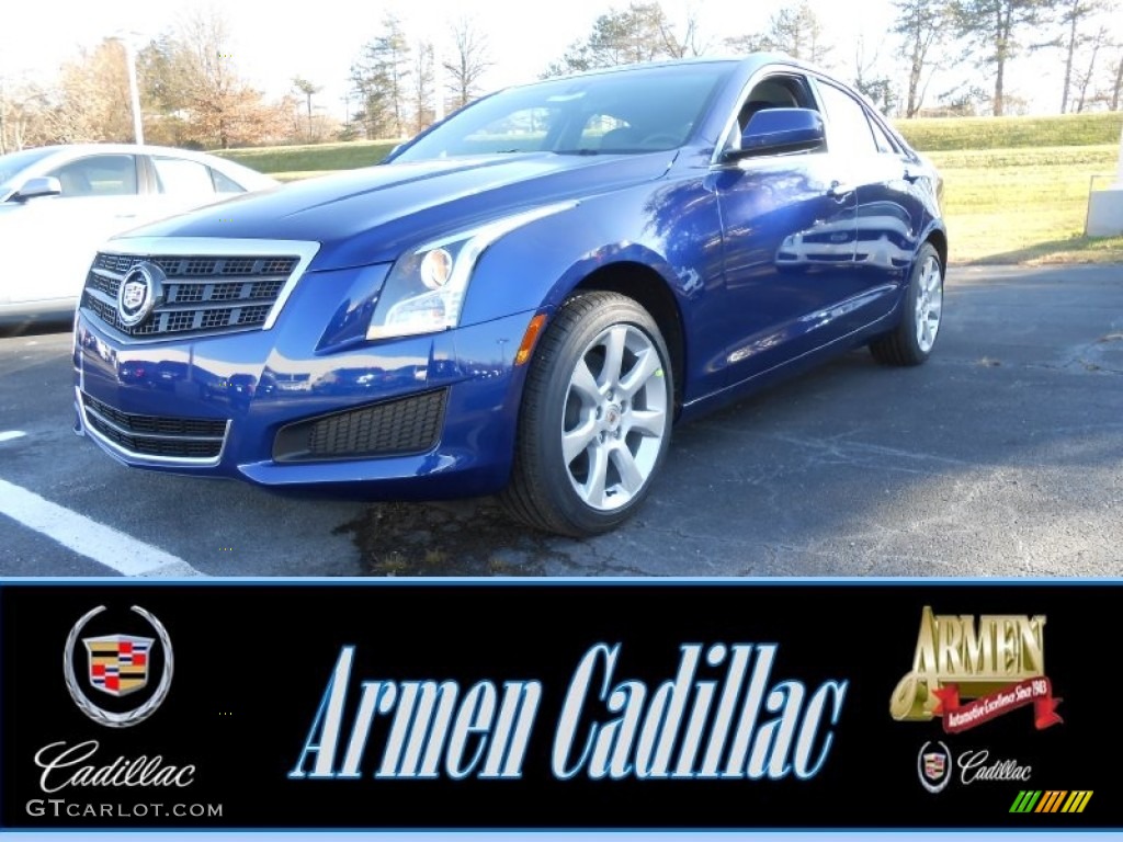 Opulent Blue Metallic Cadillac ATS