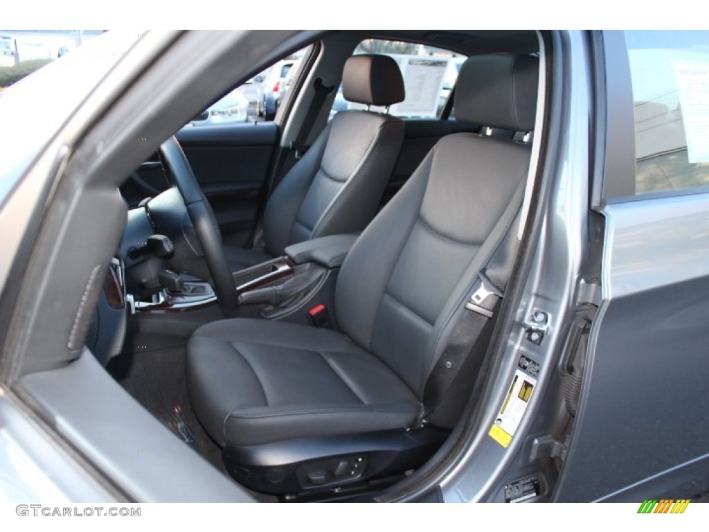 2009 3 Series 328xi Sedan - Space Grey Metallic / Black photo #12