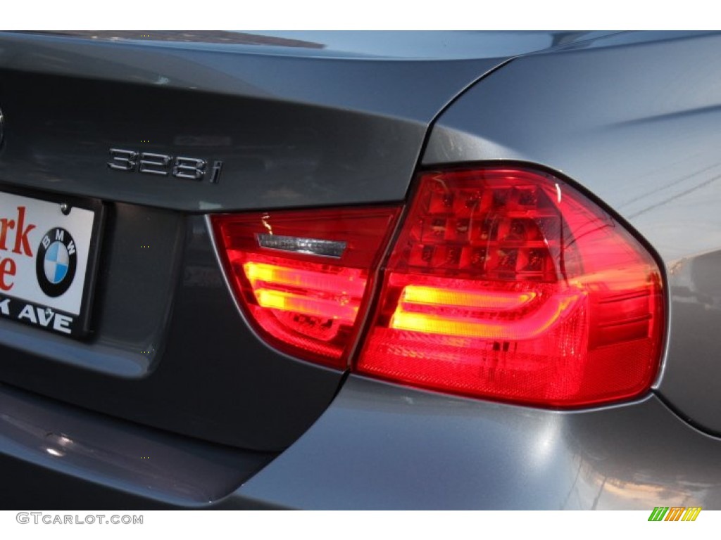 2009 3 Series 328xi Sedan - Space Grey Metallic / Black photo #22