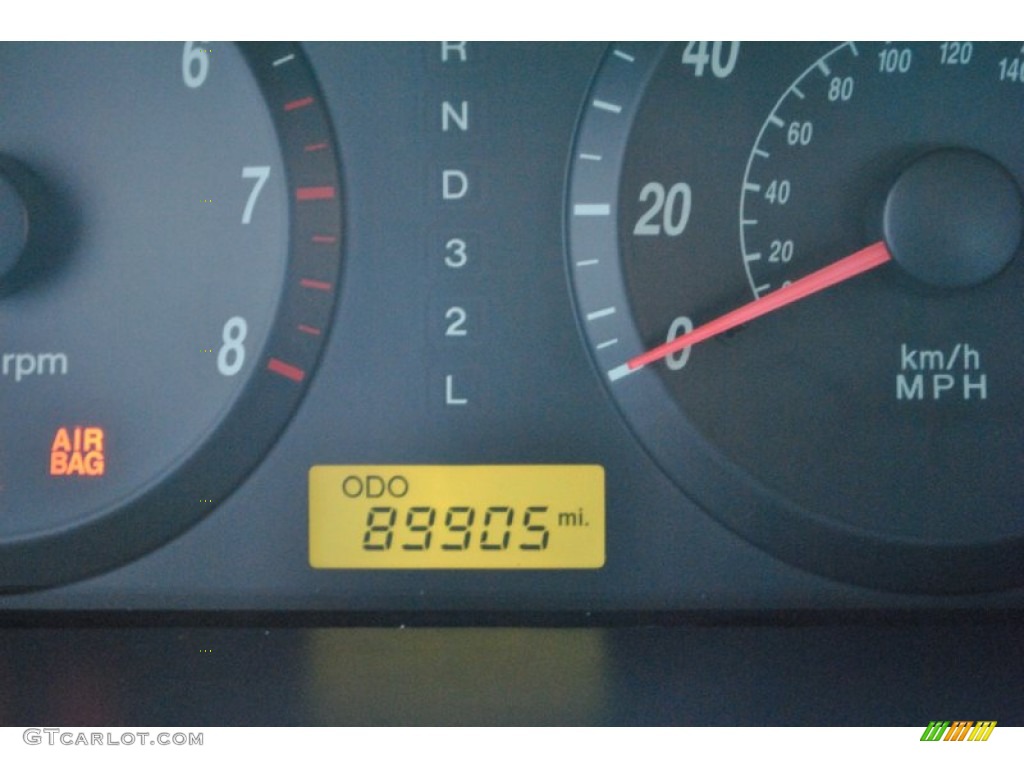 2006 Elantra GLS Sedan - Electric Red / Gray photo #15