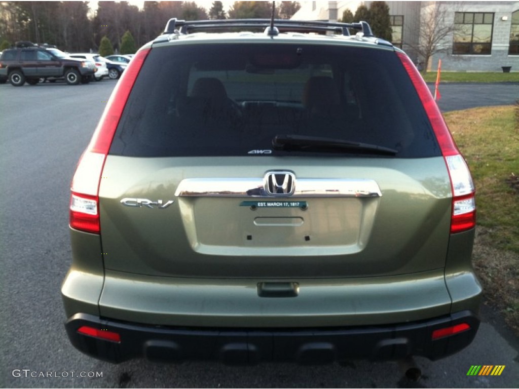 2009 CR-V EX-L 4WD - Green Tea Metallic / Ivory photo #6