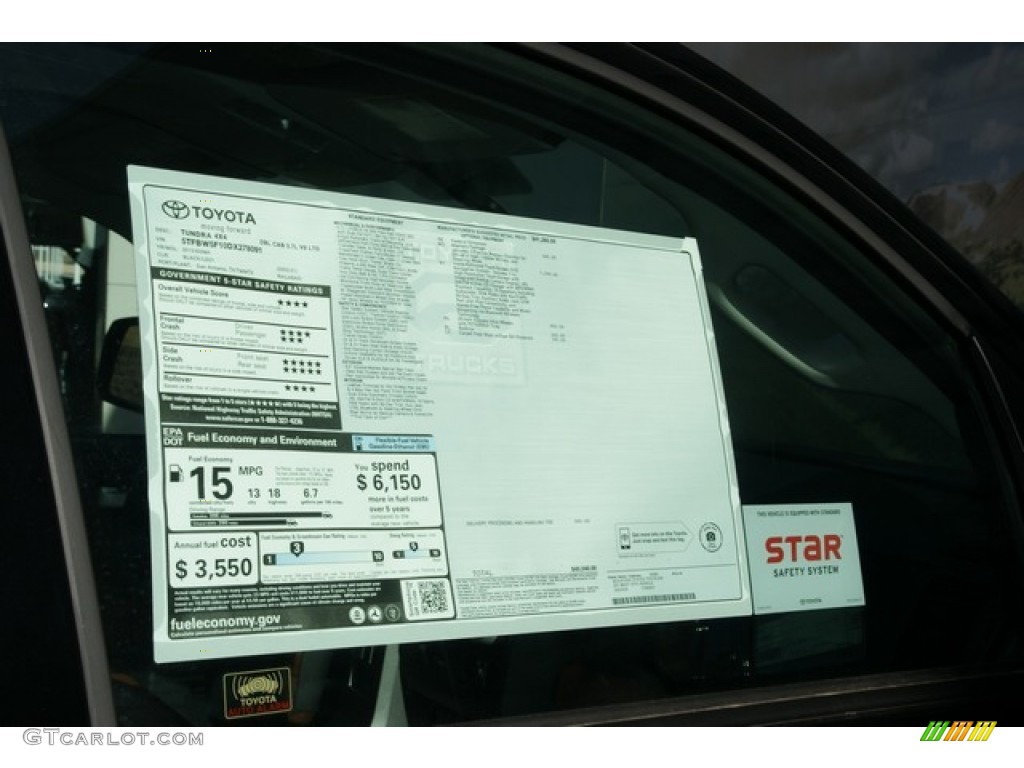 2013 Toyota Tundra Limited Double Cab 4x4 Window Sticker Photos