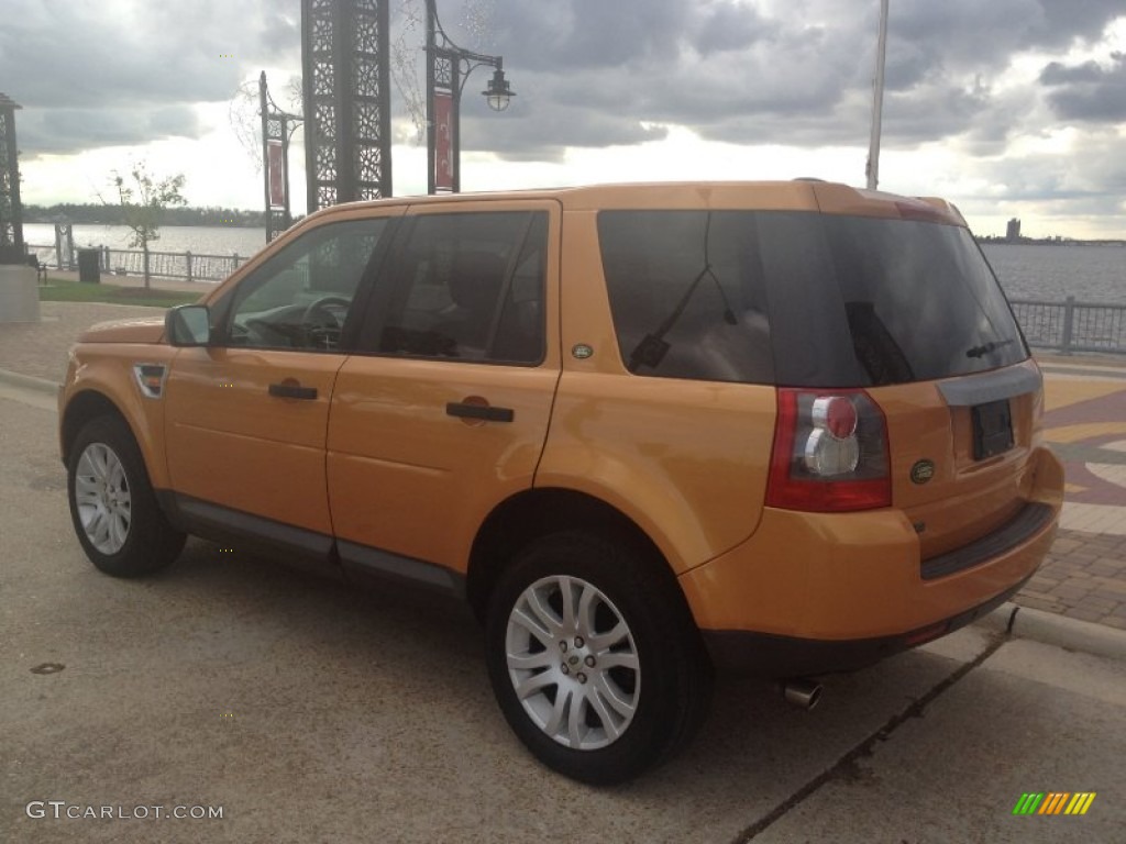 Tambora Flame Orange 2008 Land Rover LR2 SE Exterior Photo #74442711