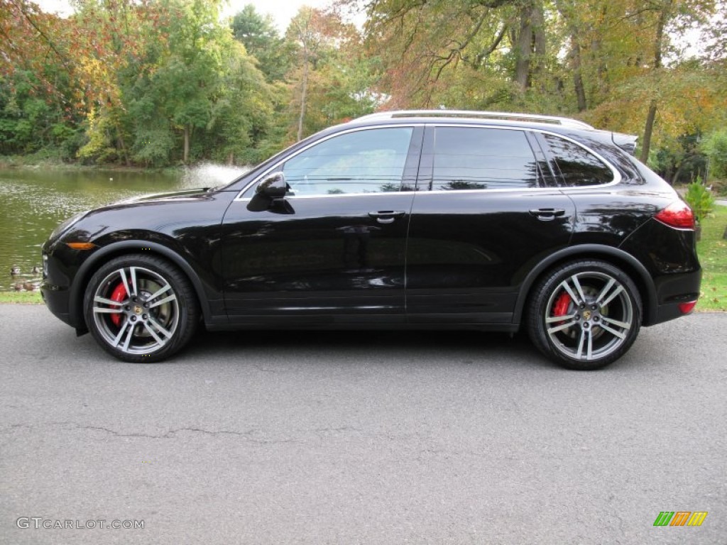 Jet Black Metallic 2011 Porsche Cayenne Turbo Exterior Photo #74443063