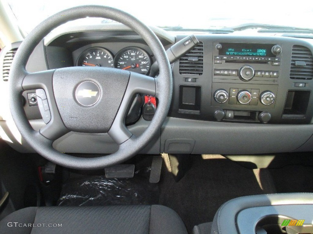 2013 Chevrolet Silverado 1500 LS Extended Cab Dark Titanium Dashboard Photo #74443514
