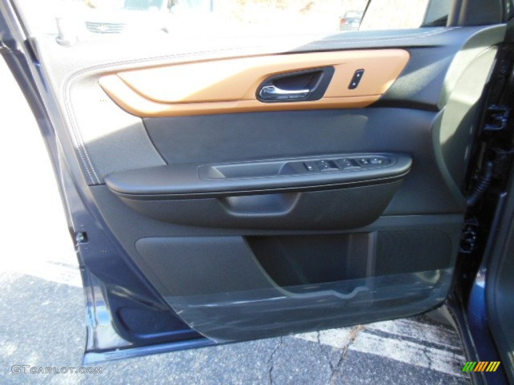 2013 Traverse LT AWD - Atlantis Blue Metallic / Ebony/Mojave photo #12