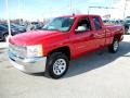 2013 Victory Red Chevrolet Silverado 1500 LS Extended Cab  photo #9