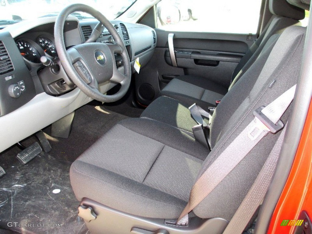 Dark Titanium Interior 2013 Chevrolet Silverado 1500 LS Extended Cab Photo #74443787