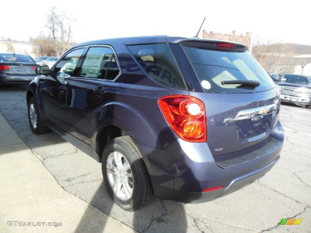 2013 Equinox LS AWD - Atlantis Blue Metallic / Jet Black photo #6