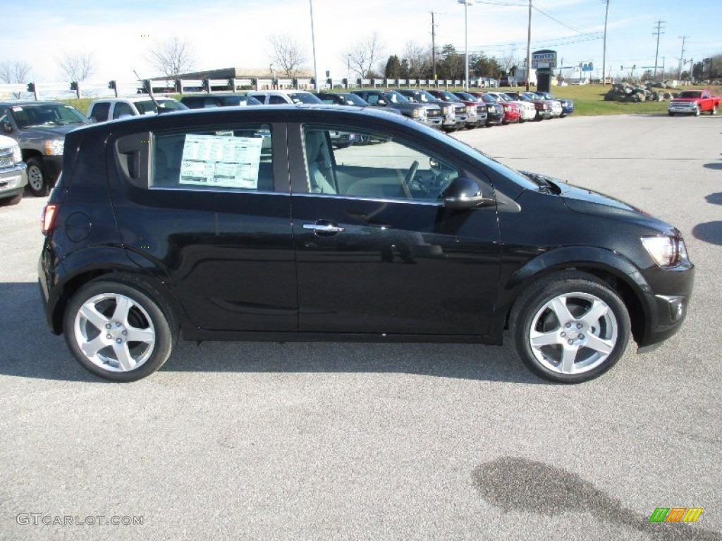 Black Granite Metallic 2013 Chevrolet Sonic LTZ Hatch Exterior Photo #74444027