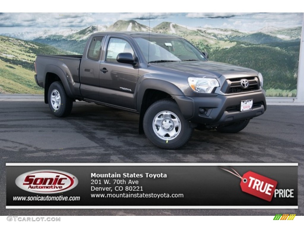 2013 Tacoma Access Cab 4x4 - Magnetic Gray Metallic / Graphite photo #1