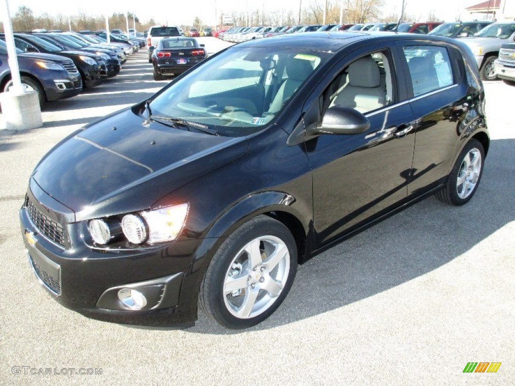 Black Granite Metallic 2013 Chevrolet Sonic LTZ Hatch Exterior Photo #74444264