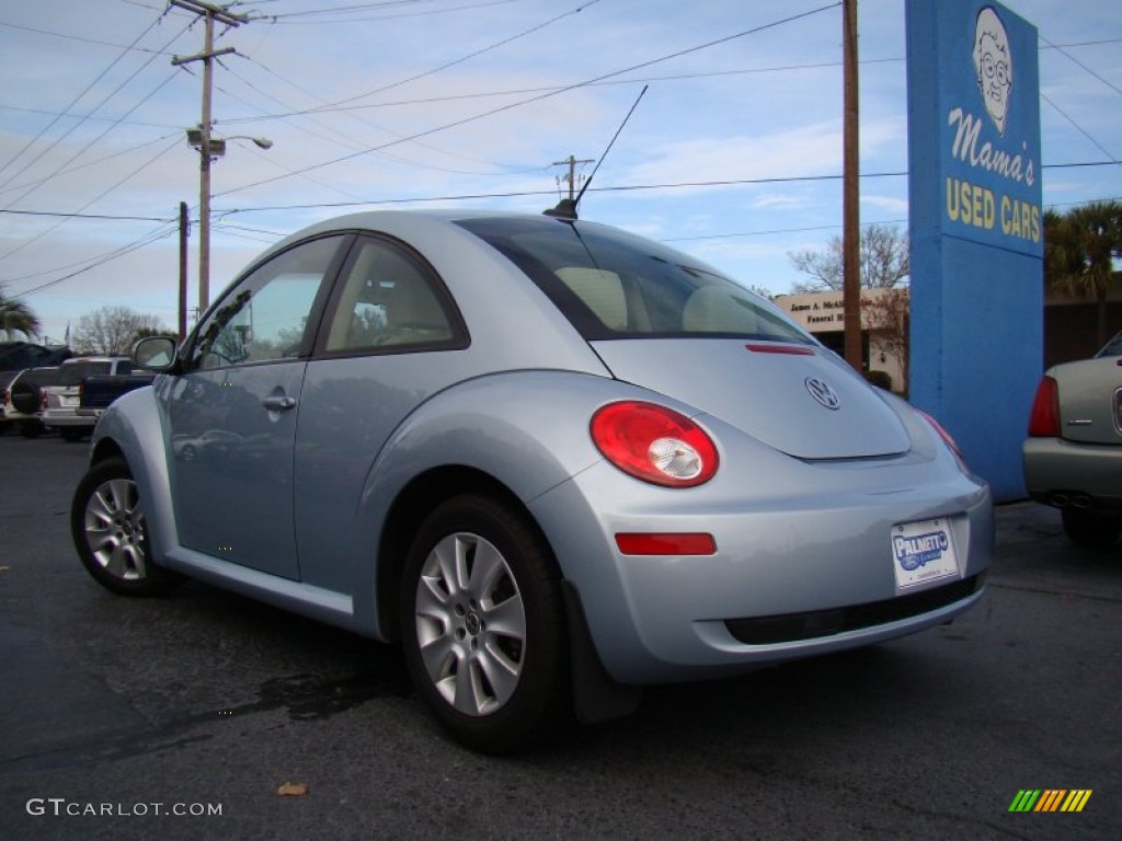 2010 New Beetle 2.5 Coupe - Heaven Blue Metallic / Cream photo #23