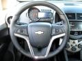Dark Pewter/Dark Titanium 2013 Chevrolet Sonic LTZ Hatch Steering Wheel
