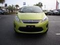 2011 Lime Squeeze Metallic Ford Fiesta SE Sedan  photo #4