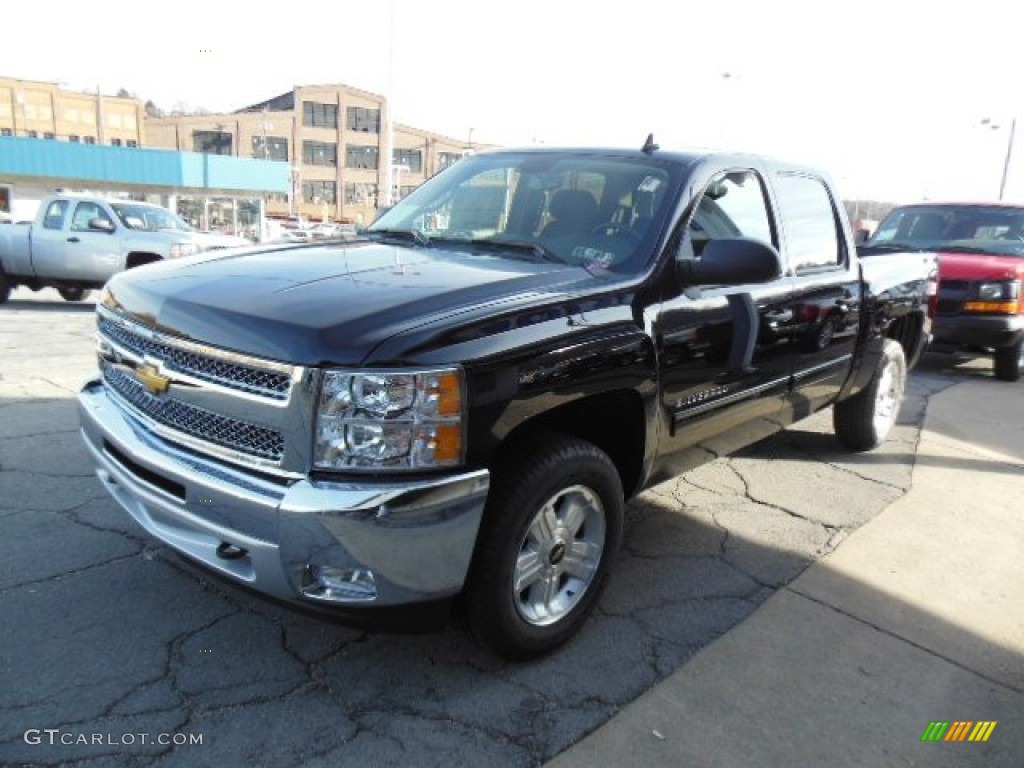 2013 Silverado 1500 LT Crew Cab 4x4 - Black / Ebony photo #4