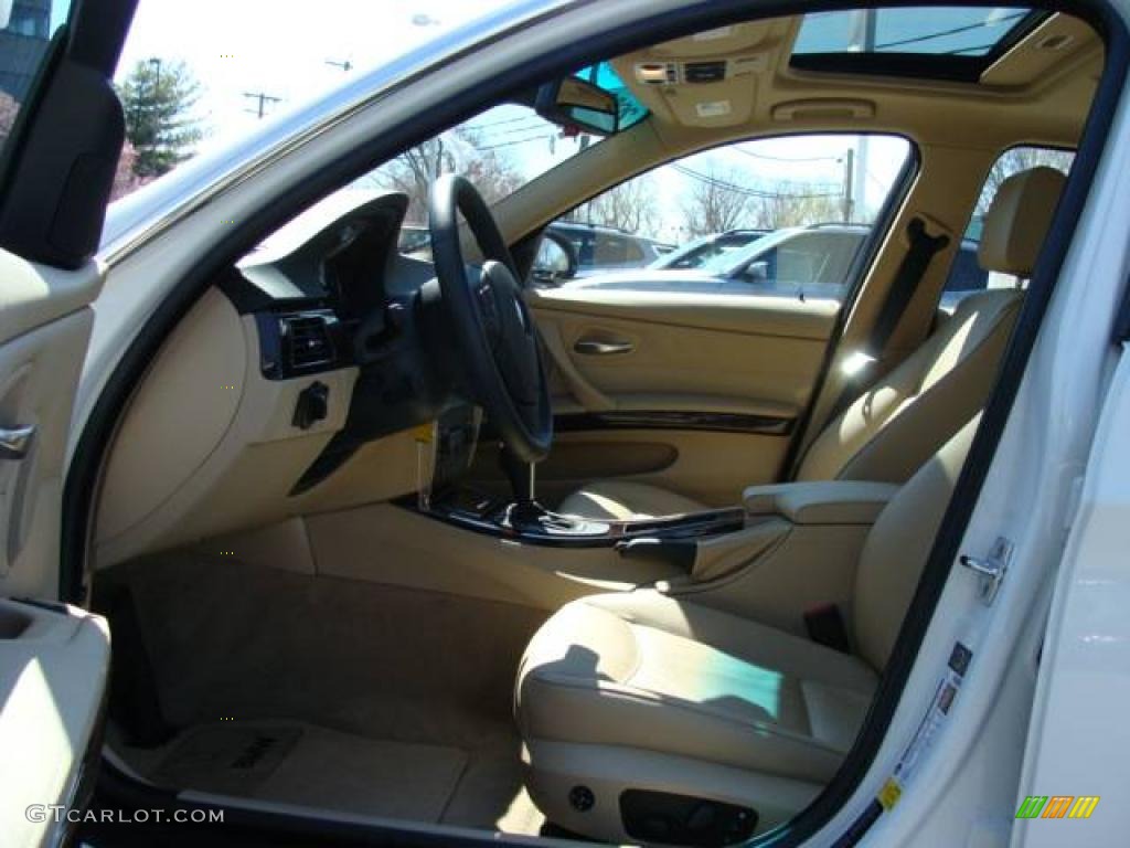 2006 3 Series 330xi Sedan - Alpine White / Beige photo #10