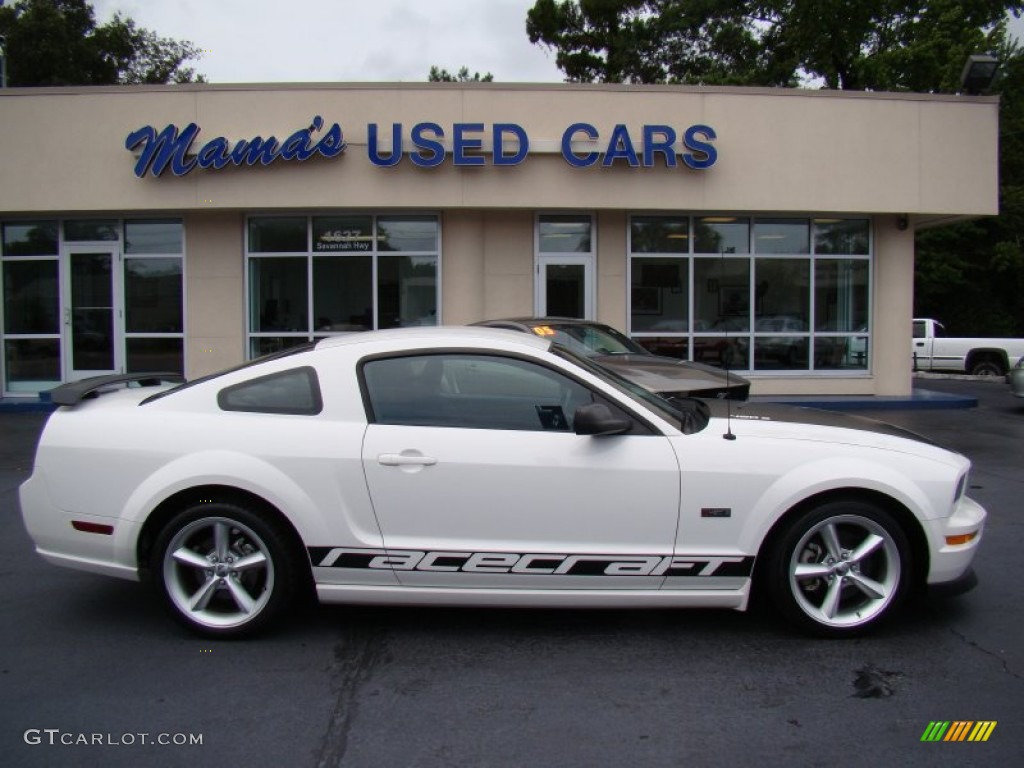2008 Mustang Racecraft 420S Supercharged Coupe - Performance White / Black photo #1