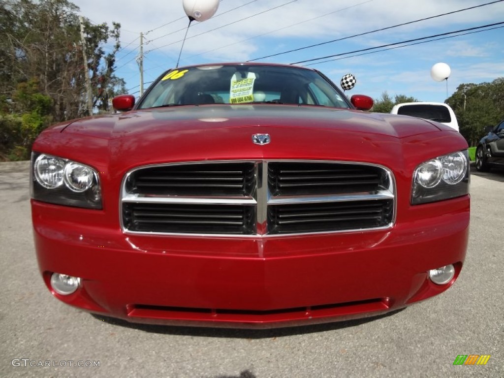 Inferno Red Crystal Pearl 2006 Dodge Charger R/T Daytona Exterior Photo #74446092