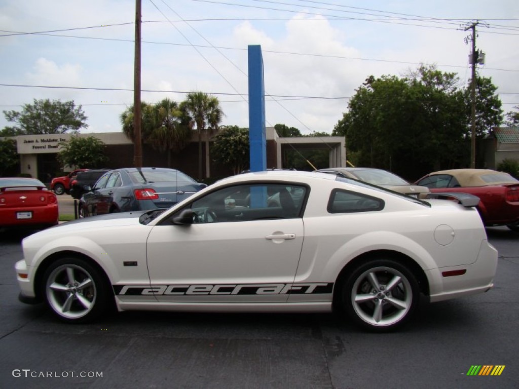 Performance White 2008 Ford Mustang Racecraft 420S Supercharged Coupe Exterior Photo #74446093