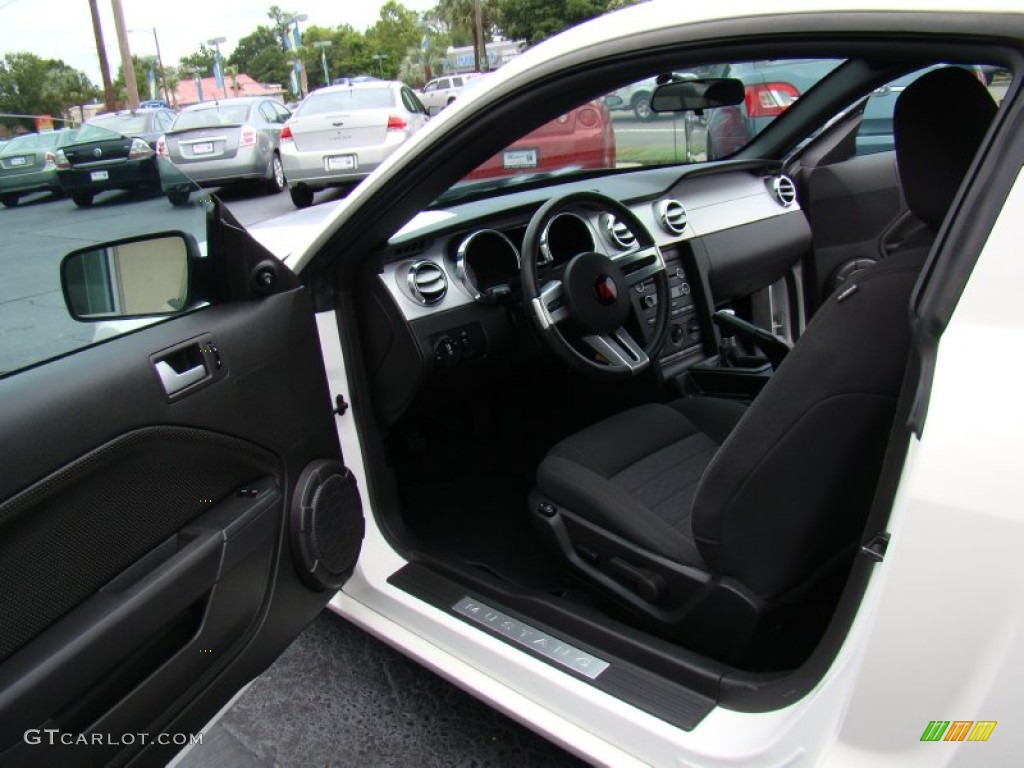 Black Interior 2008 Ford Mustang Racecraft 420S Supercharged Coupe Photo #74446199