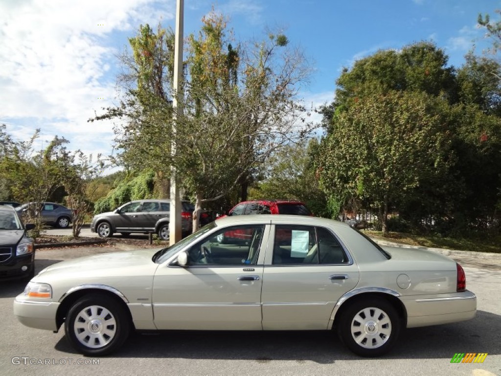 Gold Ash Metallic 2004 Mercury Grand Marquis LS Exterior Photo #74446388