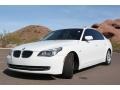Alpine White 2009 BMW 5 Series 528i Sedan Exterior