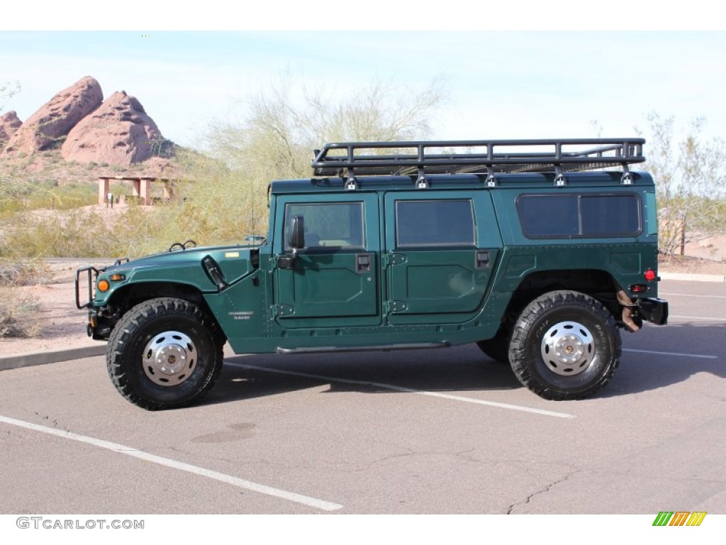 Green Metallic 1997 Hummer H1 Wagon Exterior Photo #74447456
