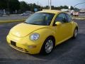 2002 Double Yellow Volkswagen New Beetle GLS Coupe  photo #1