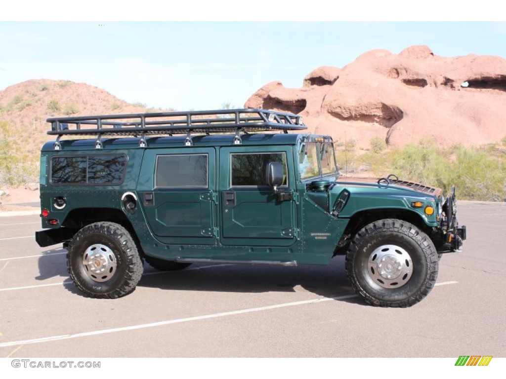 Green Metallic 1997 Hummer H1 Wagon Exterior Photo #74447642