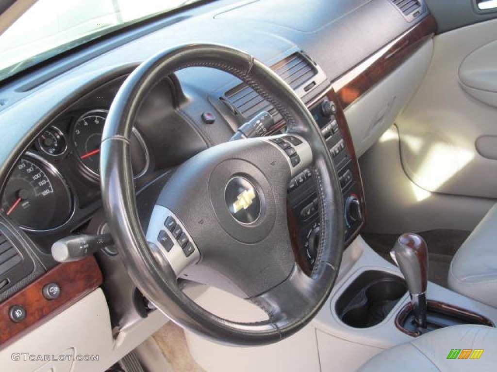 2007 Cobalt LTZ Sedan - Black / Gray photo #11