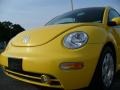 2002 Double Yellow Volkswagen New Beetle GLS Coupe  photo #11