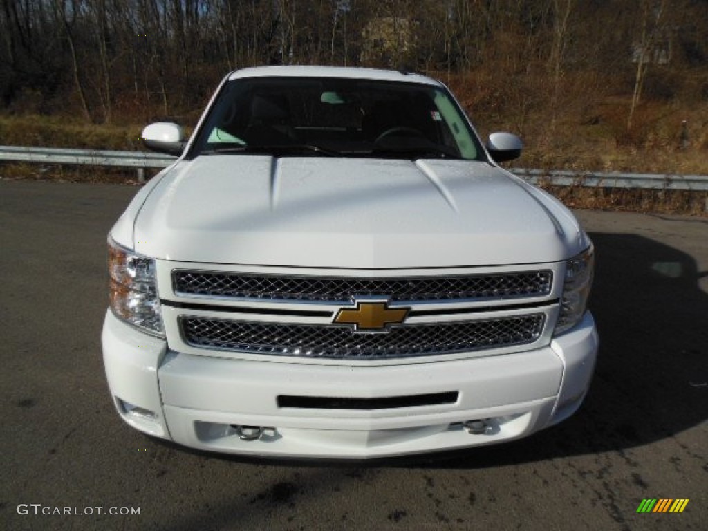 2013 Silverado 1500 LT Extended Cab 4x4 - Summit White / Ebony photo #3