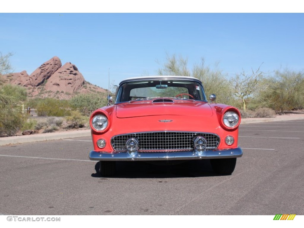 1956 Thunderbird Roadster - Fiesta Red / Red/White photo #3