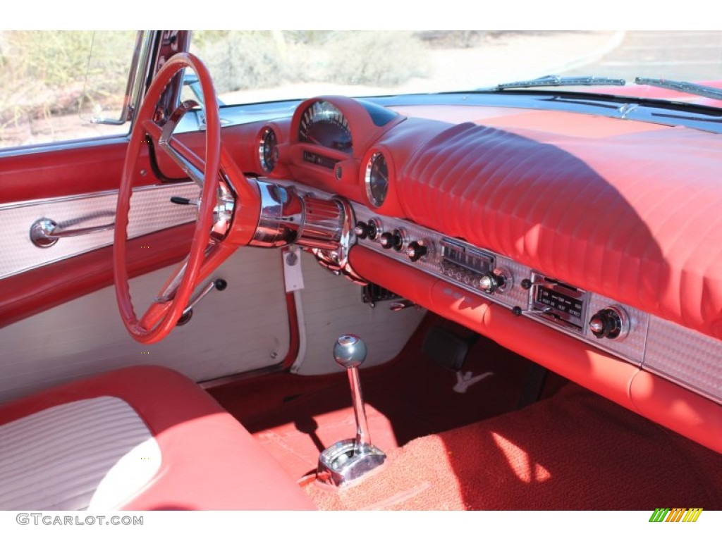 1956 Thunderbird Roadster - Fiesta Red / Red/White photo #4