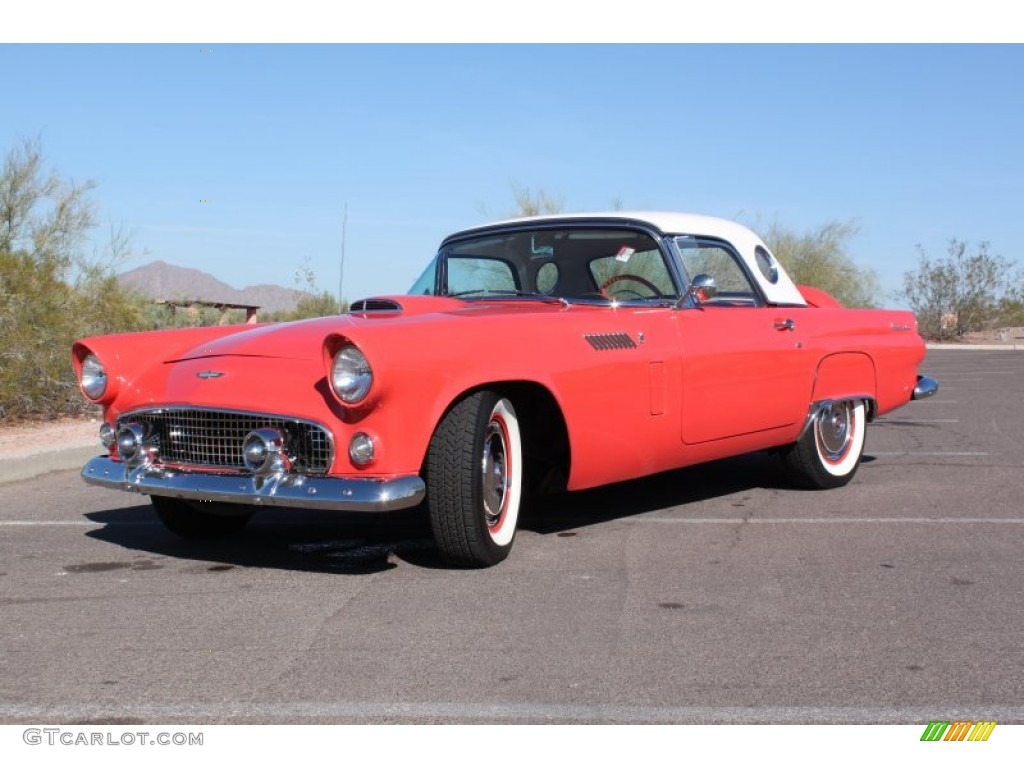 Fiesta Red 1956 Ford Thunderbird Roadster Exterior Photo #74448251