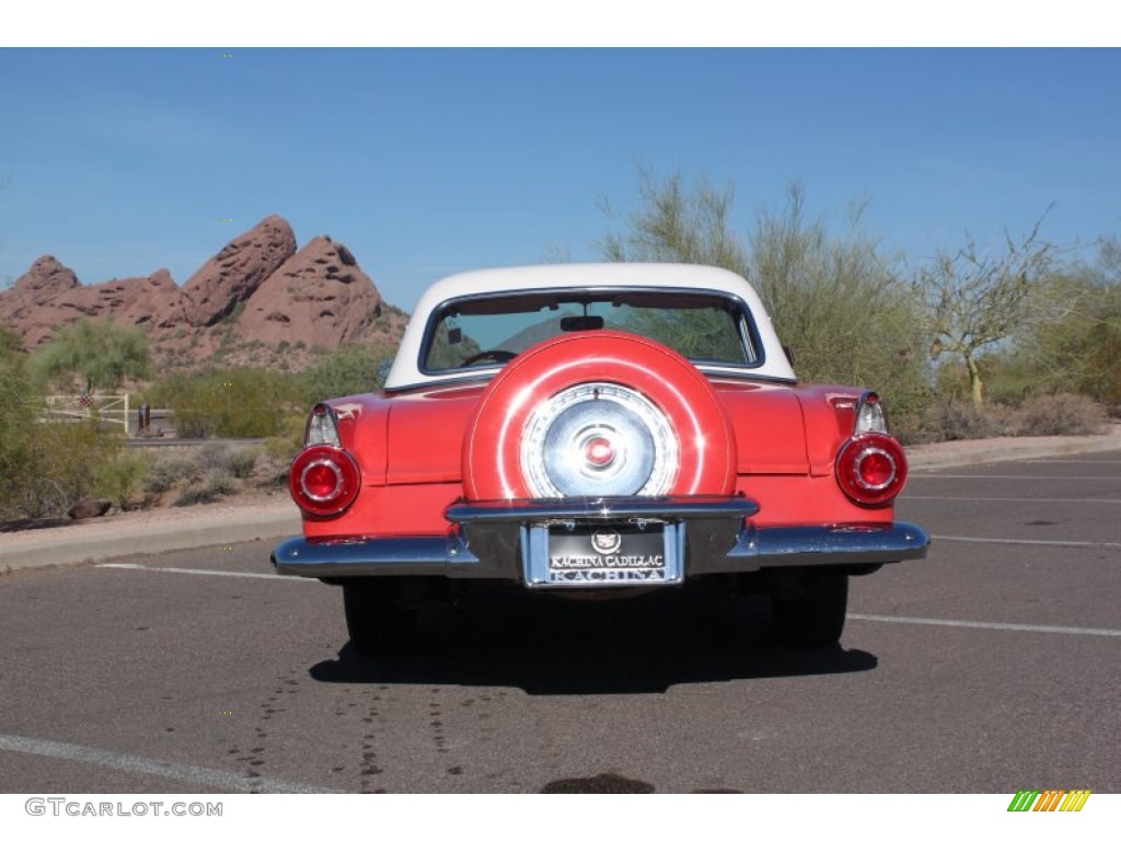 1956 Thunderbird Roadster - Fiesta Red / Red/White photo #10