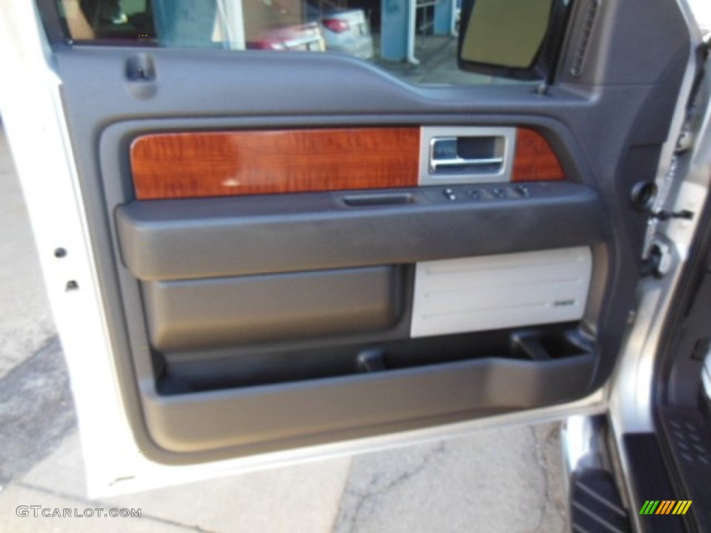 2010 F150 Lariat SuperCrew 4x4 - Ingot Silver Metallic / Black photo #12
