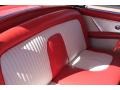 1956 Ford Thunderbird Red/White Interior Rear Seat Photo