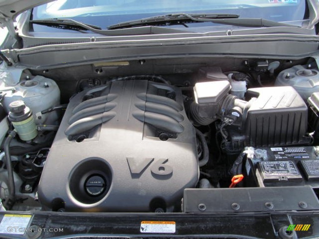 2008 Hyundai Santa Fe SE 4WD 3.3 Liter DOHC 24-Valve VVT V6 Engine Photo #74448597