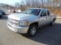 2013 Silver Ice Metallic Chevrolet Silverado 1500 LT Extended Cab 4x4  photo #4