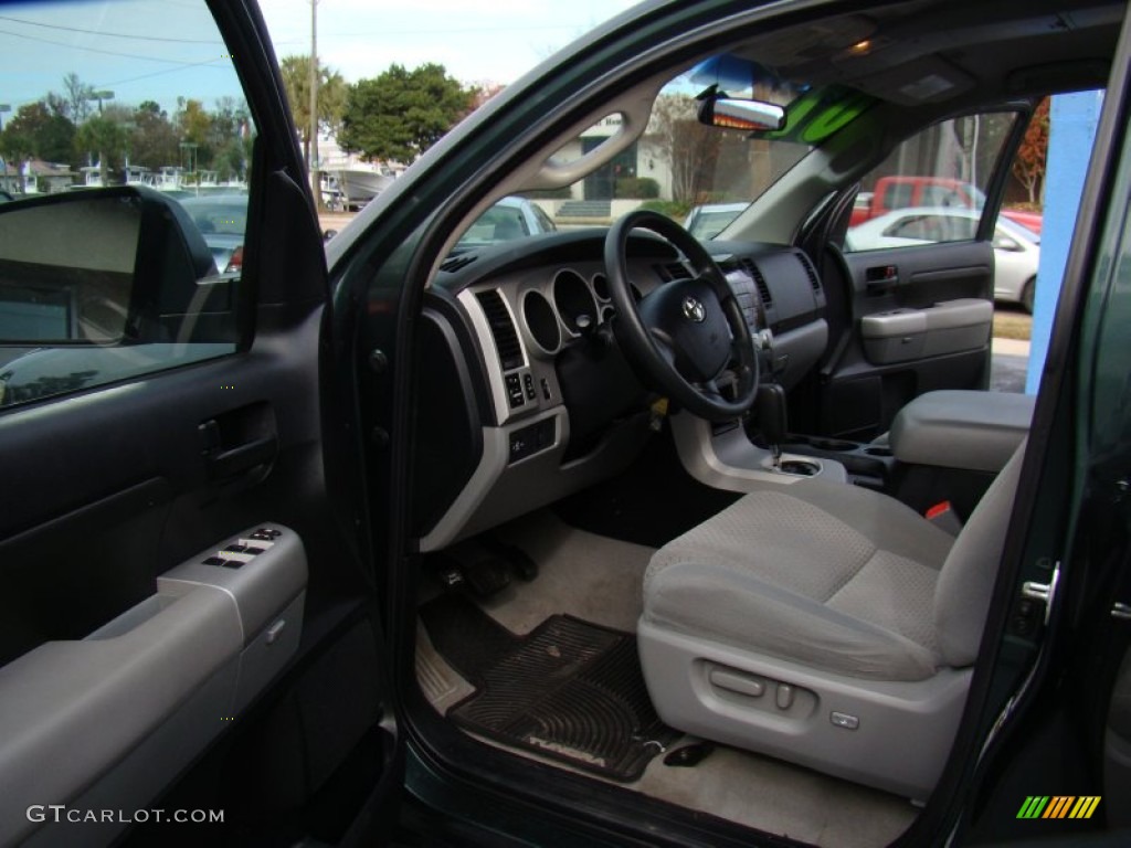 2007 Tundra SR5 Double Cab - Timberland Mica / Graphite Gray photo #10