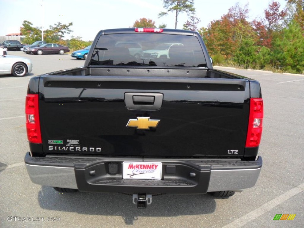 2011 Silverado 1500 LTZ Extended Cab 4x4 - Black / Ebony photo #3