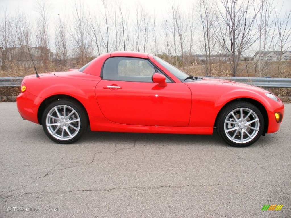 True Red 2012 Mazda MX-5 Miata Touring Hard Top Roadster Exterior Photo #74450412
