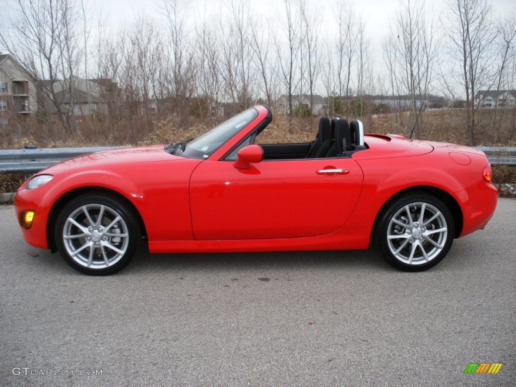 True Red 2012 Mazda MX-5 Miata Touring Hard Top Roadster Exterior Photo #74450441