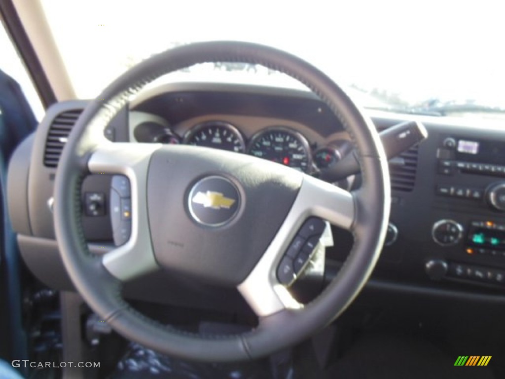 2013 Silverado 1500 LT Extended Cab 4x4 - Blue Granite Metallic / Ebony photo #18