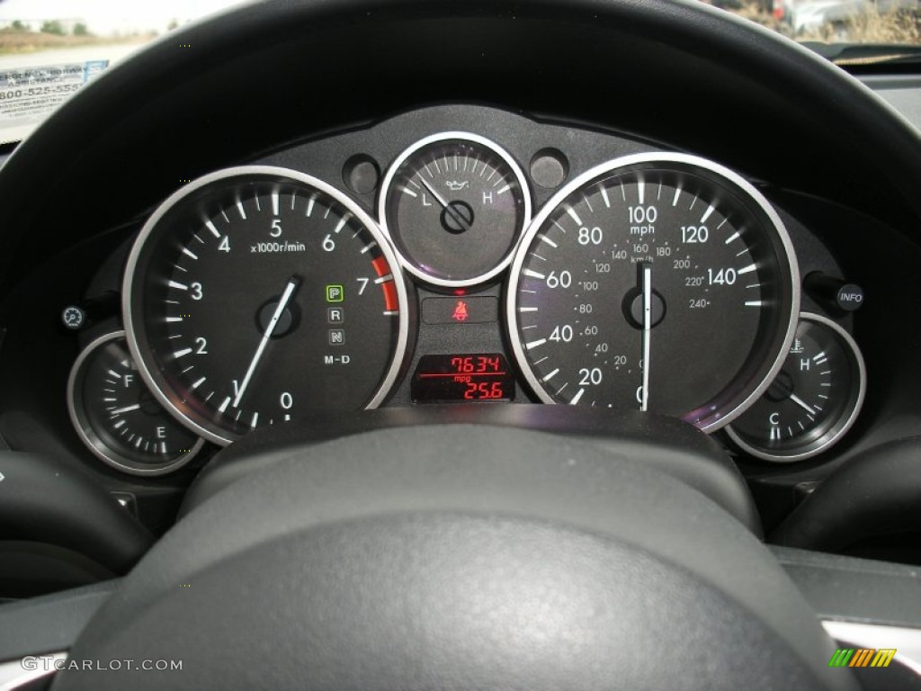 2012 Mazda MX-5 Miata Touring Hard Top Roadster Gauges Photo #74450960