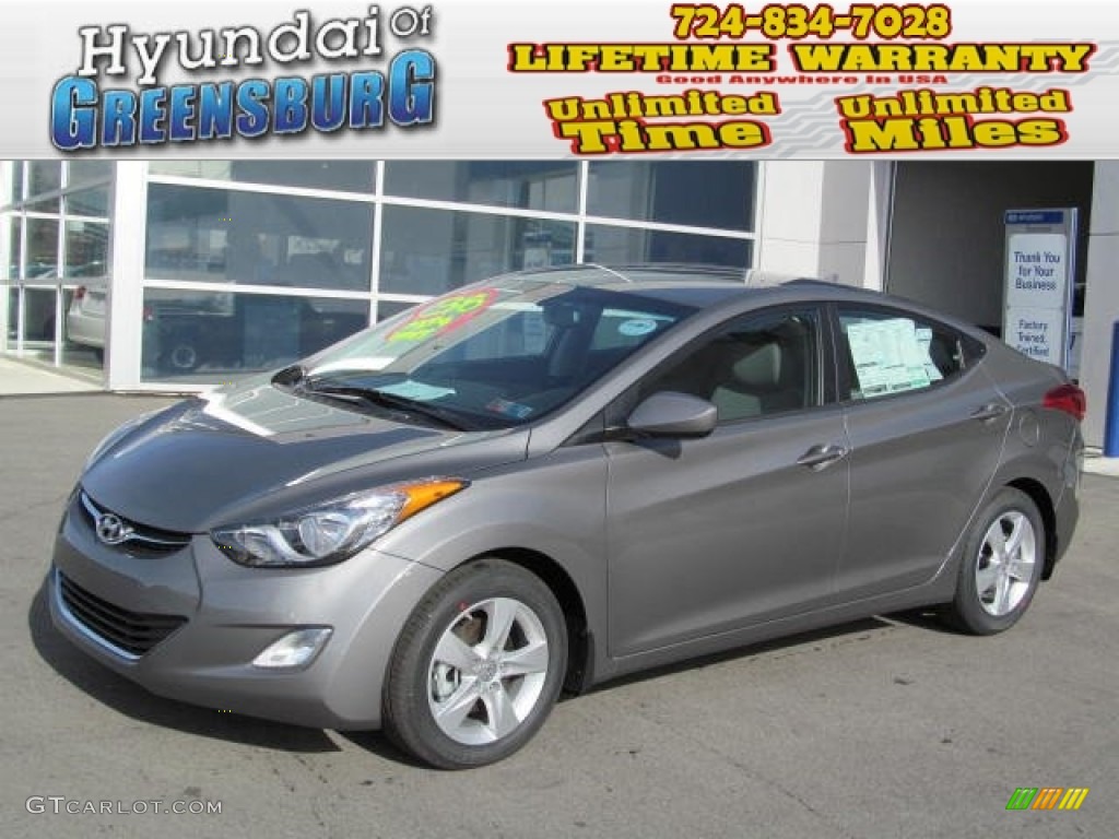 2013 Elantra GLS - Harbor Gray Metallic / Gray photo #1