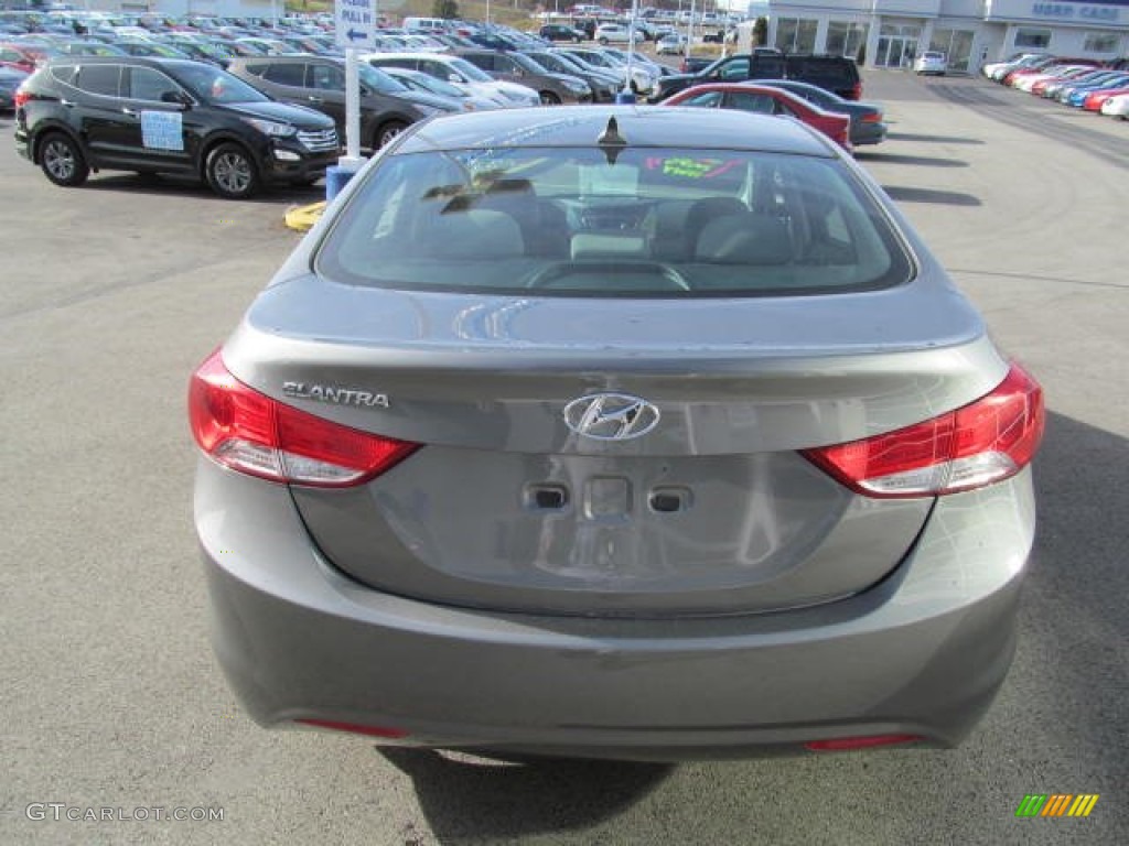 2013 Elantra GLS - Harbor Gray Metallic / Gray photo #4